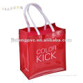 2012 Red Color Hot Sale PVC Shopping Bag With Your Logo
